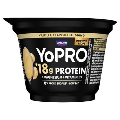 YoPRO Csokoládé-Mogyoró Ízű Tejdesszert 200 g