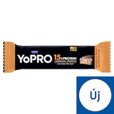 YoPro banán- és mogyoróvaj ízű fehérjeszelet tejcsokoládébevonattal 45 g