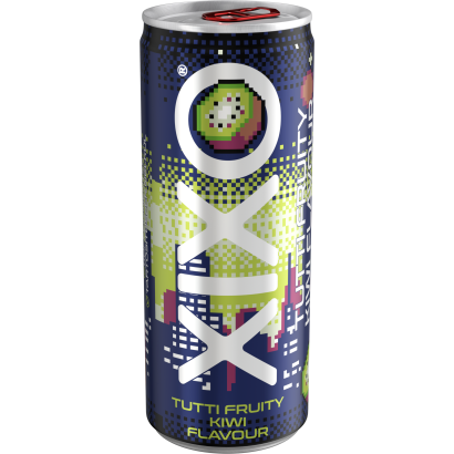 XIXO Tutti Fruity kiwi ízű, szénsavas üdítőital 250 ml
