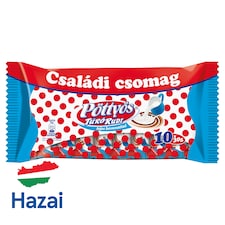 Pöttyös Túró Rudi natúr túródesszert tejes bevonattal 10 x 30 g (300 g)