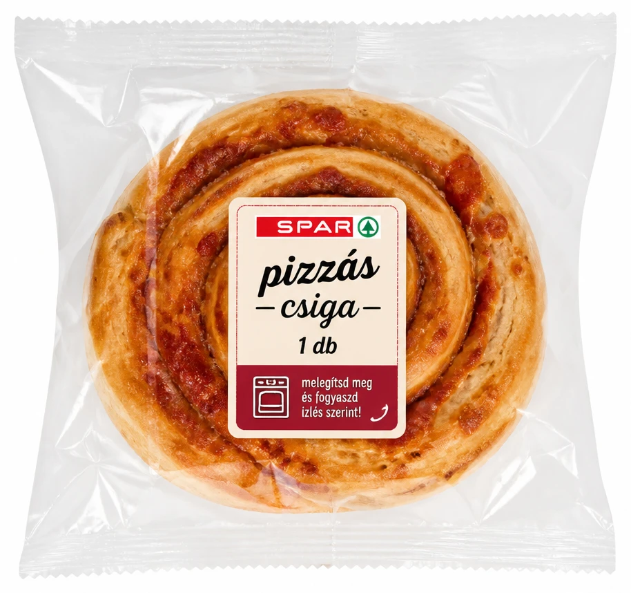 SPAR pizzás csiga