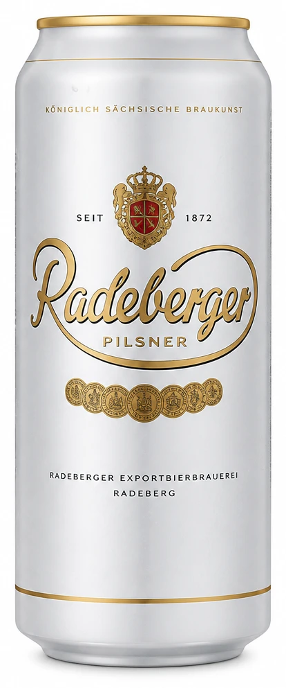 Radeberger sör dobozos