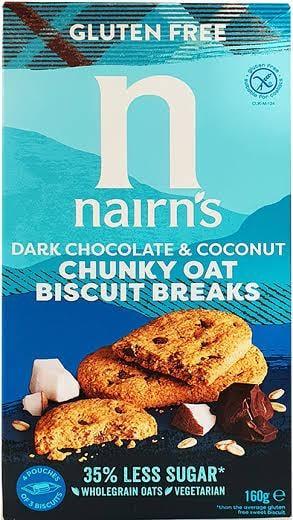 Nairn's zabkeksz gluténmentes étcsoki-kókusz 160g