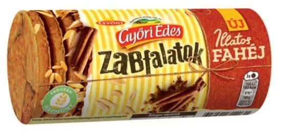 Győri Édes Zabfalatok fahéjas