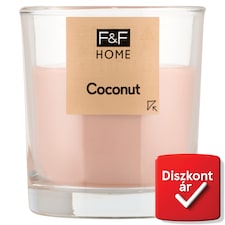 F&F Home Coconut illatos gyertya 95 g