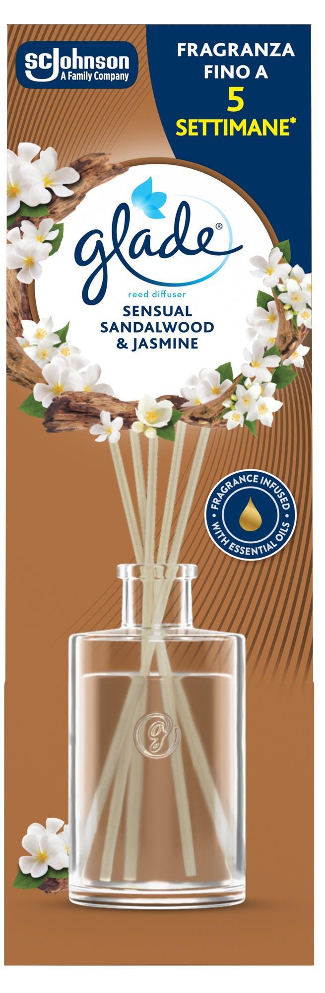 Glade® Reed Diffuser fapálcás illatosító - Bali Szantálfa és jázmin