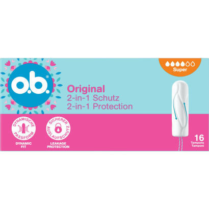 o.b. original super tampon 16 db