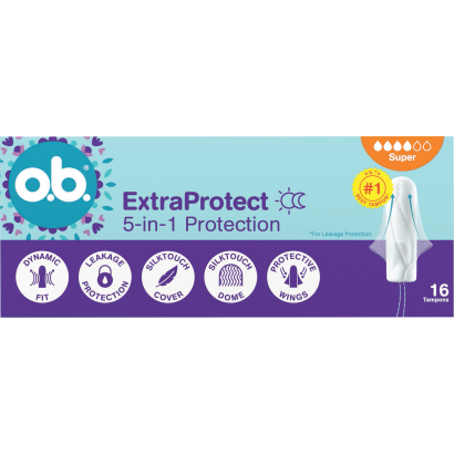 o.b. extra protect super tampon 16 db