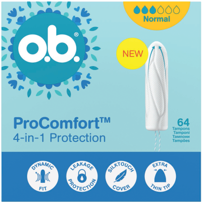 o.b. procomfort normal tampon 64 db