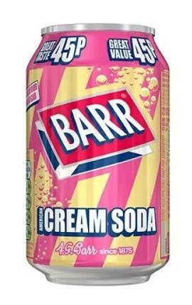 Barr Cream Soda krémszóda ízű szénsavas üdítőital