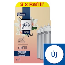 Glade One Romantic Vanilla Blossom koncentrált légfrissítő aeroszol utántöltő 3 x 10 ml (30 ml)