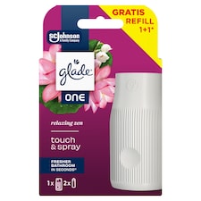 Glade One Relaxing Zen Touch & Spray koncentrált aeroszolos légfrissítő készülék 2 x 10 ml (20 ml)