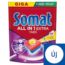 Somat All in One Extra Lemon & Lime mosogatógép tabletta 85 db