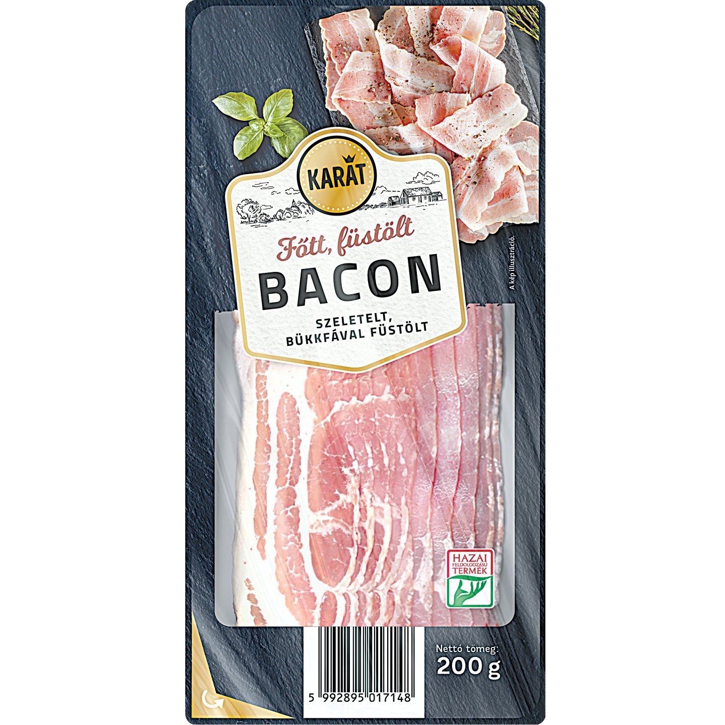 Karát Főtt-Füstölt Bacon