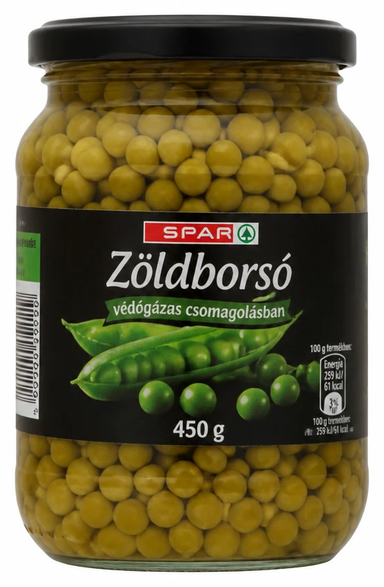 SPAR zöldborsó