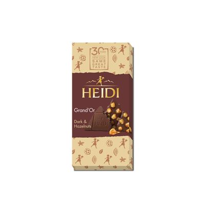 HEIDI Grand'Or Étcsokoládé Egész Mogyoróval 10 g