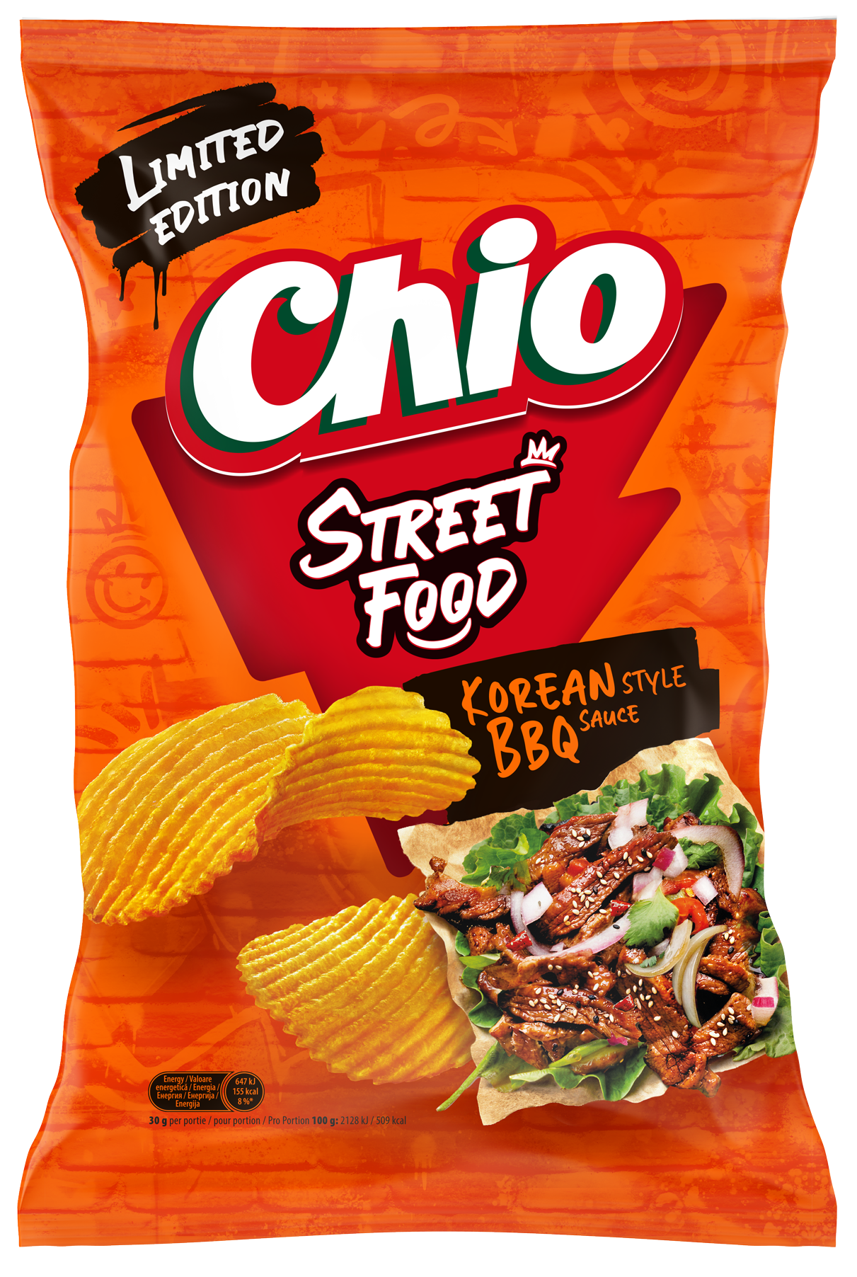 Chio Chips Street Food Korean BBQ Sauce