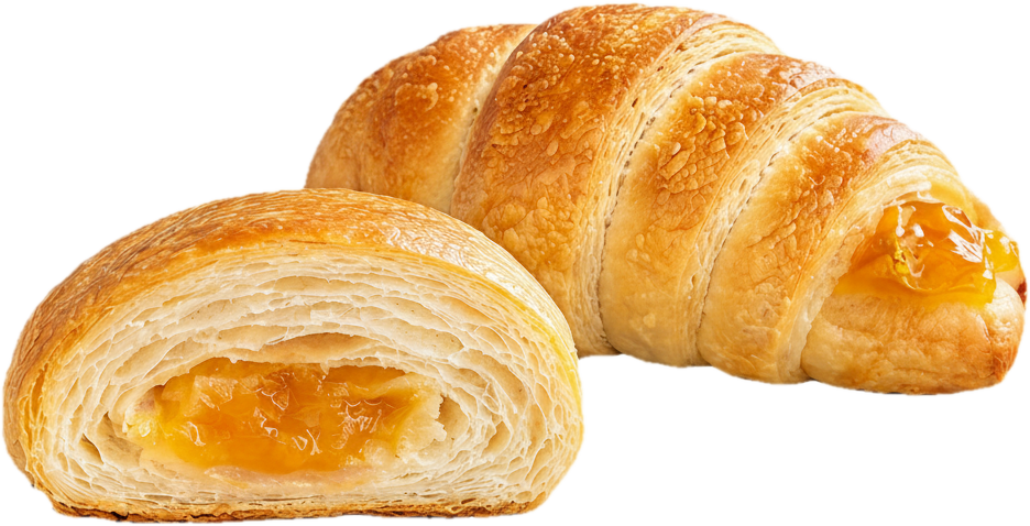 Pékinas Mentes Croissant sárgabarackos