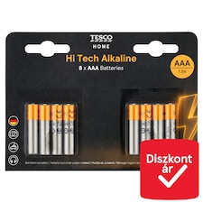 Home Hi Tech AAA LR03 1,5 V nagy teljesítményű alkáli elem 8 db