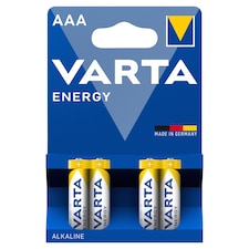 Varta Energy AAA LR03 1,5 V nagy teljesítményű alkáli elem 4 db