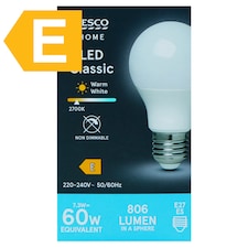 Home E27 806 lm 60W 2700K LED klasszik izzó