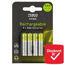 Home 550 mAh AAA 1,2 V újratölthető elem 4 db