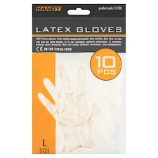 Handy latex kesztyű L 10 db
