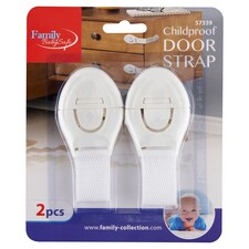 Family BabySafe öntapadós biztonsági fehér gyerekzár ajtóra 21 cm 2 db