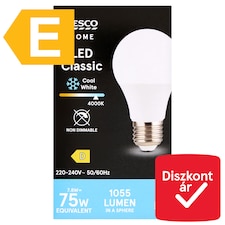 Home E27 ES 1055 lm 75 W 4000K klasszik LED izzó