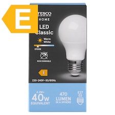 Home E27 470 lm 40 W 2700K LED klasszik izzó