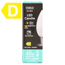 Home E14 SES 470 lm 40 W 2700K LED gyertya
