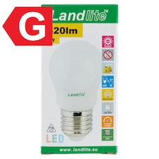 Landlite G45 320 lm 4 W E27 3000K LED izzó