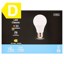 Home E27 ES 1055 lm 75 W 2700K klasszik LED izzó 3 db