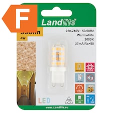 Landlite G9 398 lm 4 W I07 3000K LED izzó