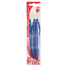 ICO GEL-X kék gél toll 3 db