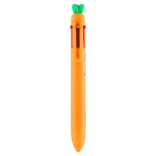 Carrot répa alakú 6 színű golyóstoll