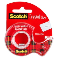 Scotch Crystal ragasztószalag adagolóval 19 mm x 7,5 m
