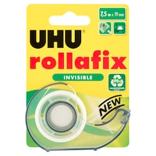 UHU Rollafix Invisible kiváló minőségű, láthatatlan ragasztószalag 7,5 m x 19 mm