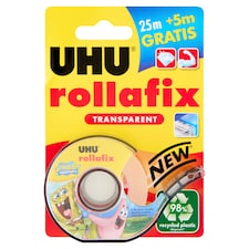 UHU Rollafix Transparent átlátszó ragasztószalag 30 m x 19 mm
