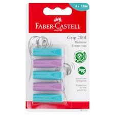 Faber-Castell Grip 2001 vegyes színű kupakradír 4 + 1 db