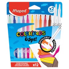 Maped Color'Peps Oops! törölhető filctoll készlet 10 + 2 különböző szín