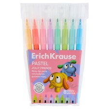 Erich Krause Pastel Jolly Friends kimosható filctollak 8 db