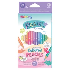 Colorino Pastel Colours kétvégű színes ceruzák 12 db