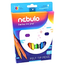 Nebulo vízbázisú festékkel töltött rostirón 12 szín