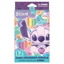 Disney Stitch Jumbo színes ceruzák 12 db