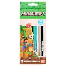 Minecraft színes ceruzák 12 db