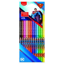 Maped Superman háromszögletű színes ceruza 12 db