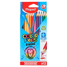Maped Color'Peps Strong háromszögletű színes ceruzakészlet, különböző színekben 3,2 mm 18 db