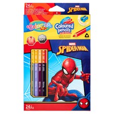 Colorino Kids Marvel Spider-Man Duo Colours színes ceruzák 24 szín 12 db