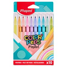 Maped Color' Peps kimosható filctoll készlet 2,8 mm 10 különböző pasztell szín